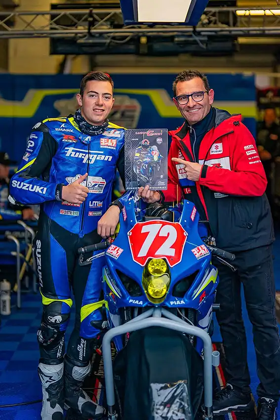 Ludovic Cauchi pilote Suzuki Officel Endurance Ludovic Cauchi pilote Suzuki Officel Endurance